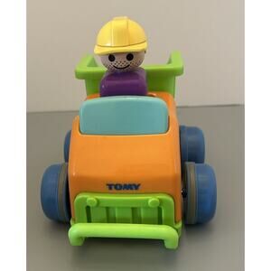 Tomy Push 'N Go Dump Truck With Figure 2010 Pre School Toy Car Replacement
